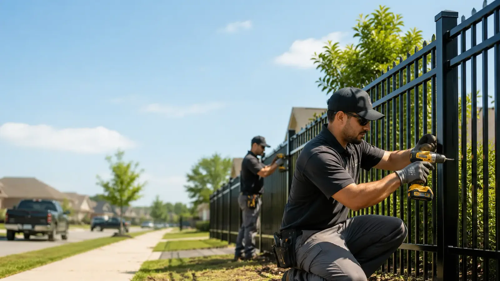 Metal Fence Installation in Lodi, TX